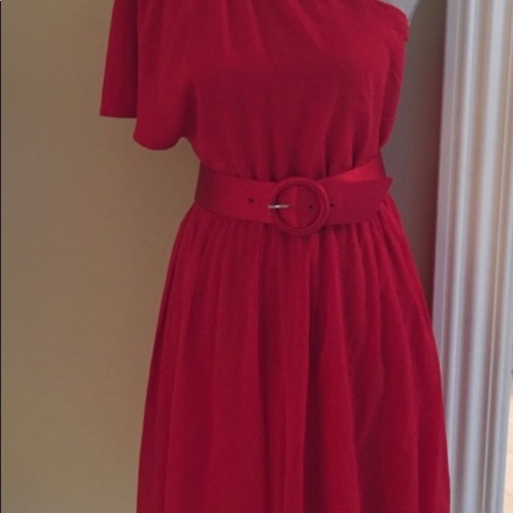 Alice and Olivia one shoulder dress